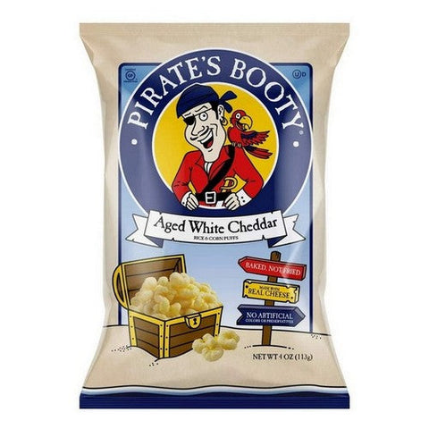 Pirate's Booty, Aged White Cheddar, 4 Oz(Case Of 12) Pirate's Booty