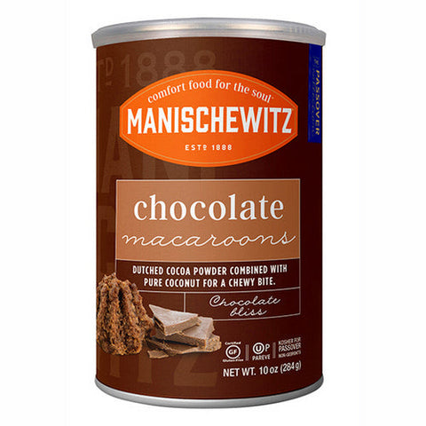 Manischewitz, Macaroons Chocolate, 10 Oz(Case Of 12) Manischewitz