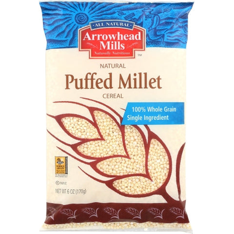 Arrowhead Mills, Whole Grain Puffed Millet Cereal, 6 Oz(Case Of 12) Arrowhead Mills