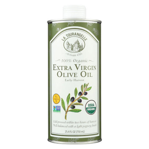 La Tourangelle, Or Ganic Extra Virgin Olive Oil, Case of 6 X 750 ml La Tourangelle