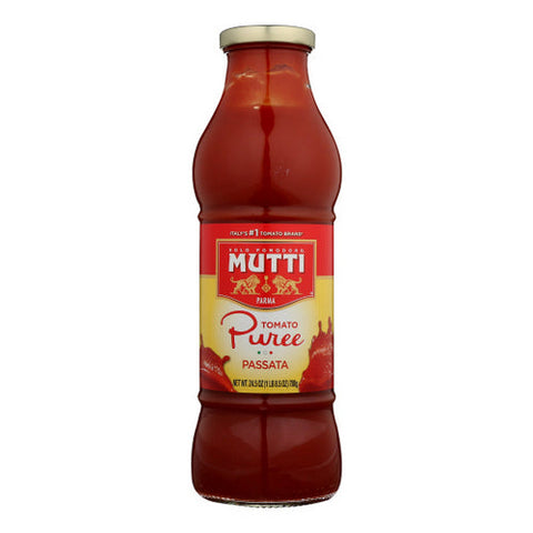 Mutti, Passata Tomato Puree, Case of 12 X 24.5 Oz Mutti