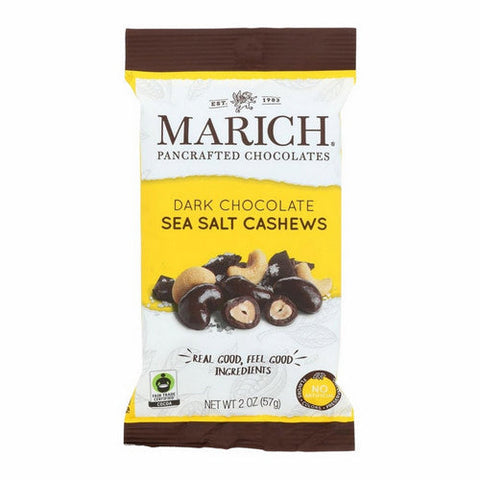 Marich, Dark Chocolate Sea Salt Cashews, 2 Oz(Case Of 12) Marich