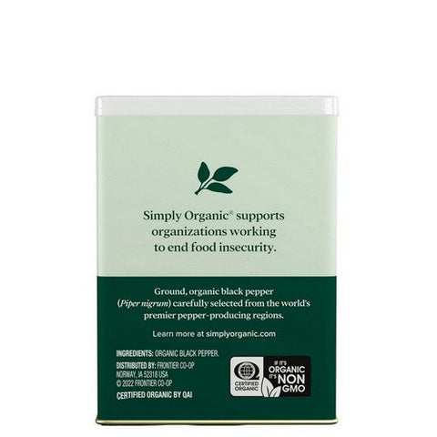 Simply Organic, Organic Black Pepper, 4 Oz(Case Of 6) Simply Organic
