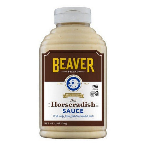 Beaver, Zesty Deli Horseradish Sauce, 12 Oz(Case Of 6) Beaver