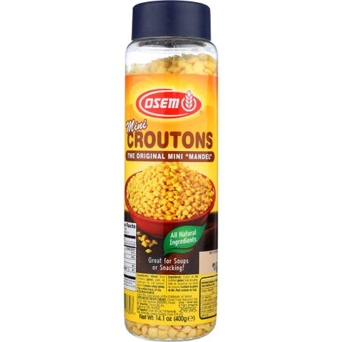 Osem, Mini Mandel Croutons, 14.1 Oz(Case Of 12) Osem