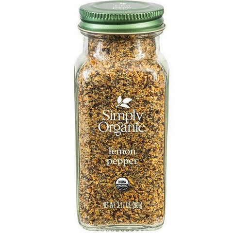 Simply Organic, Organic Lemon Pepper, 3.17 Oz(Case Of 6)(Case Of 6) Simply Organic