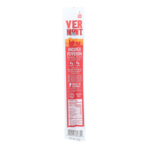 Vermont Smoke, Turkey Pepperoni Real Sticks, 1 Oz(Case Of 24) Vermont Smoke