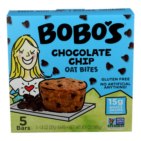 Bobo's Oat Bars, Original Chocolate Chips Bites, 6.5 Oz Bobo's Oat Bars