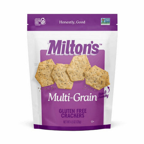 Milton's, Multi Grain Baked Crackers, 4.5 Oz (Case Of 6) Milton's