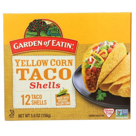 Garden Of Eatin, Yellow Corn Taco Shells, 5.5 Oz(Case Of 12) Garden Of Eatin