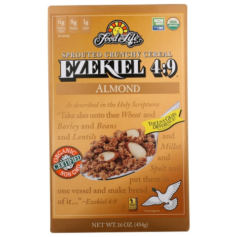 Food For Life, Cereal Ezkl Almond Org, 16 Oz(Case Of 6) Food For Life