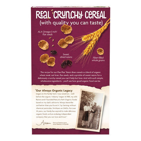 Natures Path, Organic Flax Plus Raisin Bran, 14 Oz(Case Of 12) Natures Path