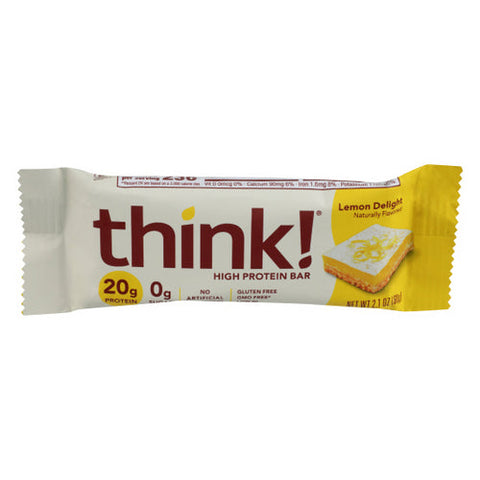 Think!, Lemon Delight Protein Bar, 2.1 Oz(Case Of 10) Think!
