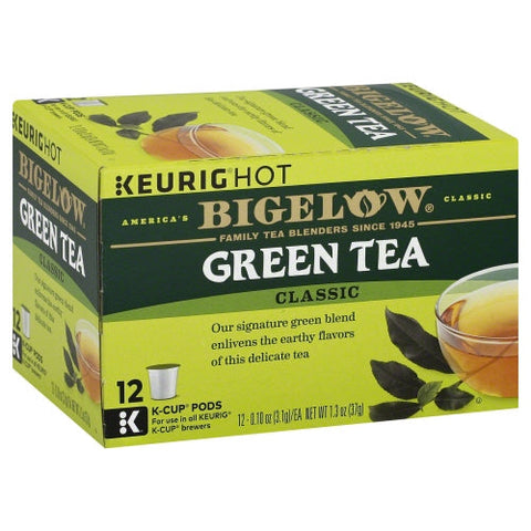 Bigelow, Green Tea Classic K Cup, 12 Count(Case Of 6) Bigelow