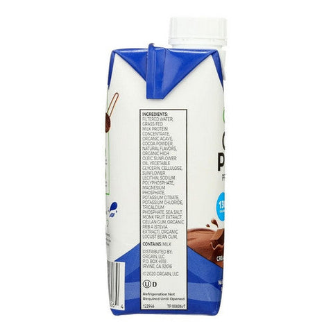 Orgain, Whey Protein Shake Chocolate Fudge, 11 Oz(Case Of 12) Orgain