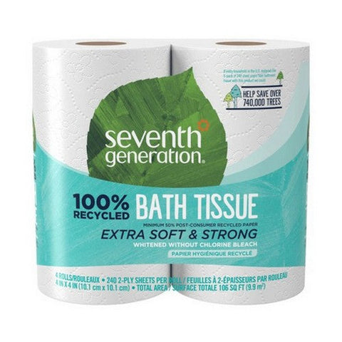 Seventh Generation, Bathroom Tissue 2-Ply White, 1 Count(Case Of 2) Seventh Generation