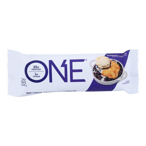 Onebar, Blueberry Cobbler Flavored Protein Bar, 60 Grams(Case Of 12) Onebar