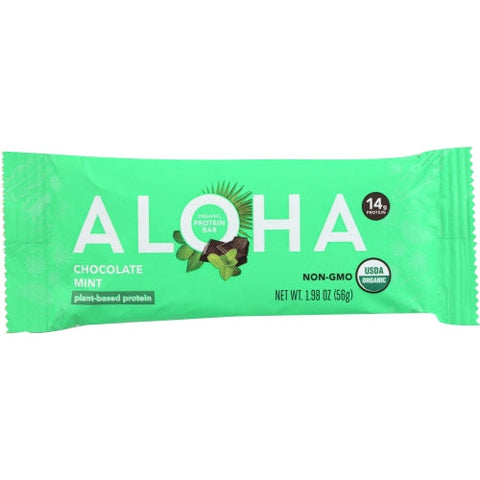 Aloha Bay, Bar Protein Choco Mint, 1.98 Oz(Case Of 12) Aloha Bay