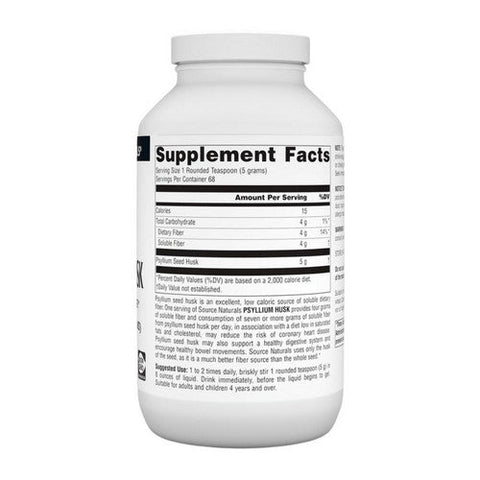 Source Naturals, Psyllium Husk Powder, 12 oz (340 g) Source Naturals