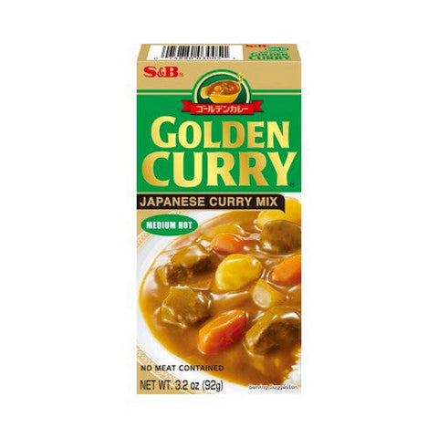 S & B, Sauce Mix Medhot Gldn Cur, Case of 12 X 3.2 Oz S & B