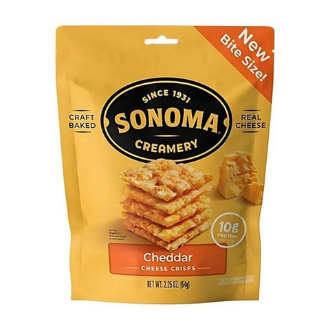 Sonomacrea, Crisps Cheddar, 2.25 Oz(Case Of 12) Sonomacrea