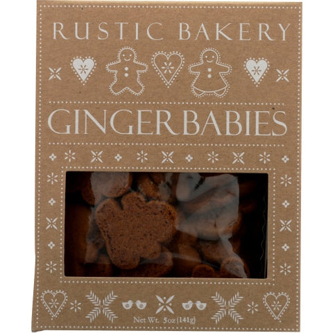 Rustic Bakery, Cookie Mini Gngrbrd Bby, 5 Oz(Case Of 12) Rustic Bakery