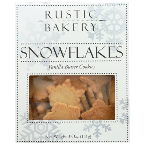 Rustic Bakery, Cookie Vnla Mini Snwflke, 5 Oz(Case Of 12) Rustic Bakery