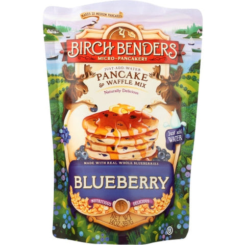 Birch Benders, Pancake Wffl Mix Bluebrry, 14 Oz(Case Of 6) Birch Benders