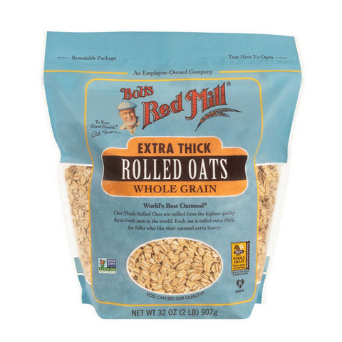Bobs Red Mill, Extra Thick Oats Rolled, 32 Oz(Case Of 4) Bobs Red Mill