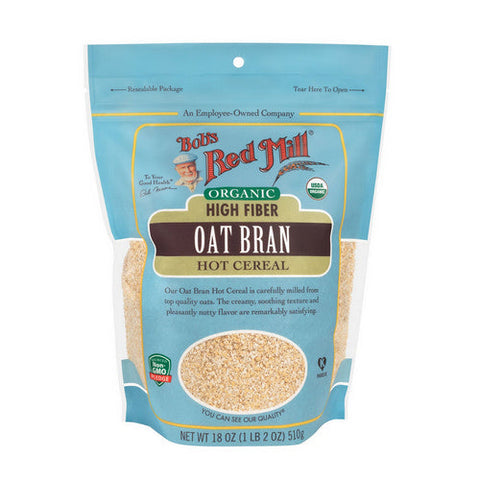 Bobs Red Mill, Organic Oat Bran, 18 Oz(Case Of 4) Bobs Red Mill