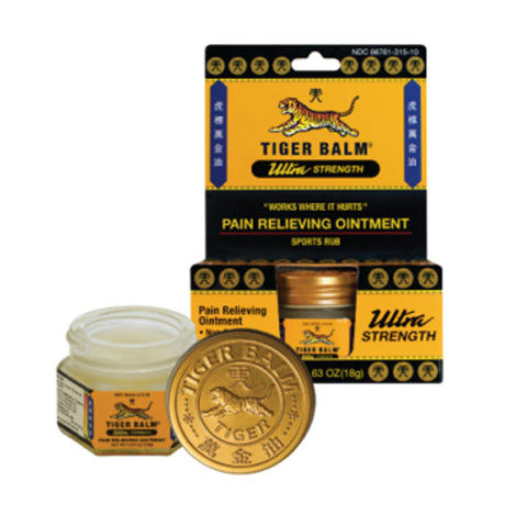 Tiger Balm, Pain Relieving Ointment Red Extra Strength, 0.63 Oz Tiger Balm