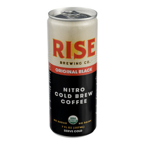 Rise Brewing Co, Cold Brew Coffee Original Black, 7 Oz(Case Of 12) Rise Brewing Co