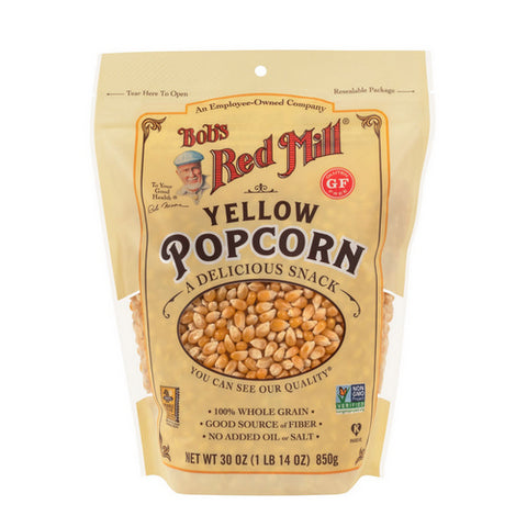 Bobs Red Mill, Whole Yellow Popcorn, 30.8 Oz(Case Of 4) Bobs Red Mill
