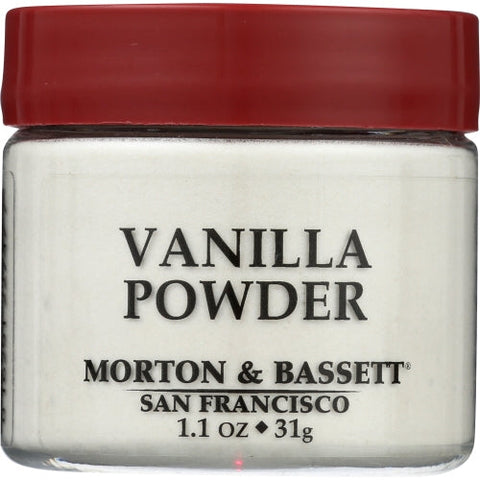 Morton & Bassett, Seasoning Vanilla Powder, 1.1 Oz(Case Of 3) Morton & Bassett