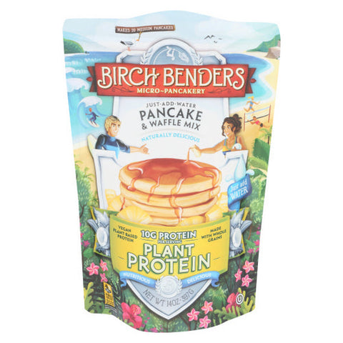 Birch Benders, Pancake & Waffle Mix Plant Protein, 14 Oz Birch Benders