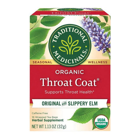 Traditional Medicinals, Throat Coat Tea, 16 Bags Traditional Medicinals
