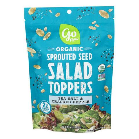 Go Raw, Go Raw Salad Topper Cracked Pepper Sprouted, 4 Oz(Case of 6) Go Raw