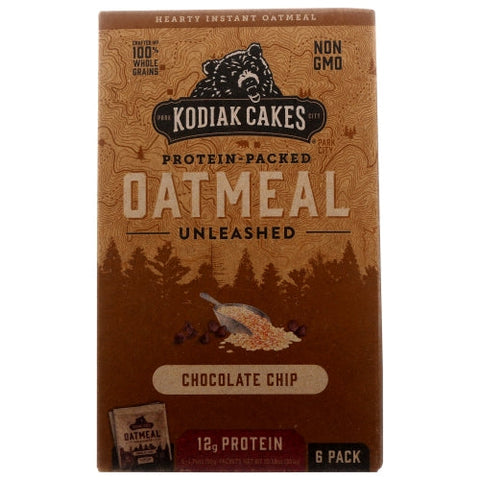 Kodiak Cakes, Oatmeal Chocolate Chip, Case of 6 X 10.58 Oz Kodiak Cakes
