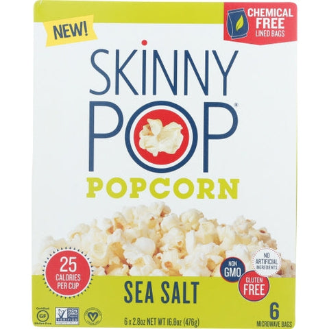 Skinny Pop, Popcorn Micro Ssalt, 16.8 Oz(Case Of 6) Skinny Pop
