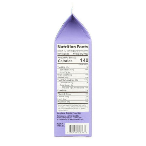 Ralston Family Farms, Rice Purple, 16 Oz(Case Of 6) Ralston Family Farms