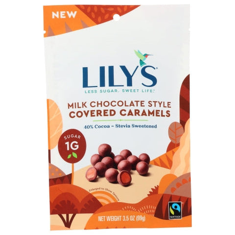 Lilys Sweets, Caramels Mlk Choc, 3.5 Oz(Case Of 12) Lilys Sweets