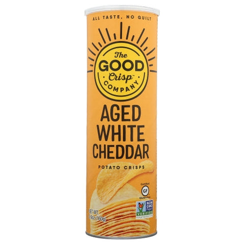 The Good Crisp Company, Crisps Aged White Cheddar, 5.6 Oz(Case Of 8) The Good Crisp Company