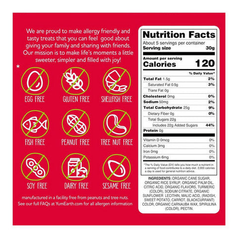YumEarth, Candy Giggles Org, 5 Oz(Case Of 6) YumEarth