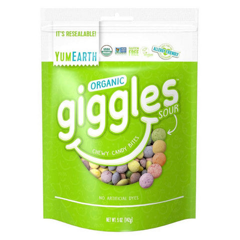 YumEarth, Candy Sour Giggles Org, 5 Oz(Case Of 6) YumEarth