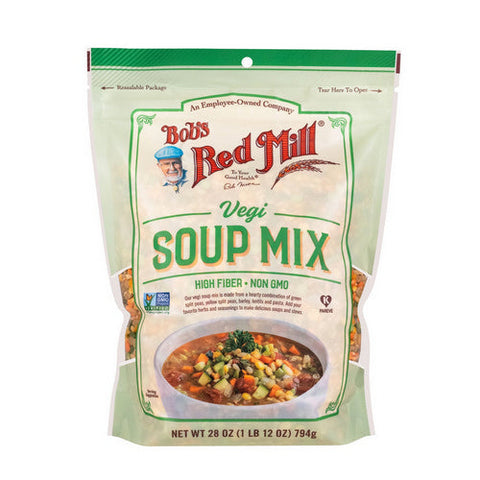 Bobs Red Mill, Soup Mixed Vegetable, 28 Oz(Case Of 4) Bobs Red Mill