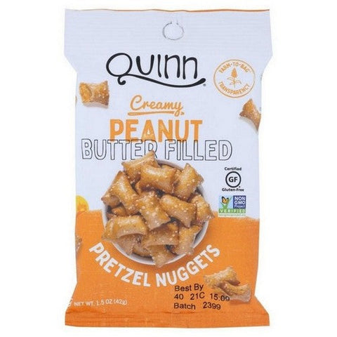 Quinn, Peanut Butter Filled Pretzel Nuggets, 1.5 Oz(Case Of 8) Quinn