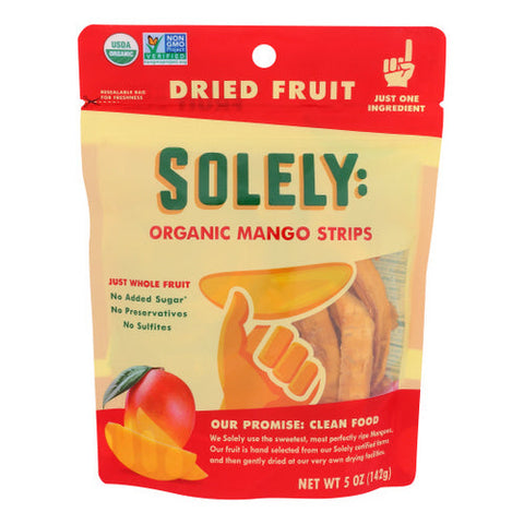 Solely, Fruit Dried Mango Org, 5 Oz(Case Of 6) Solely