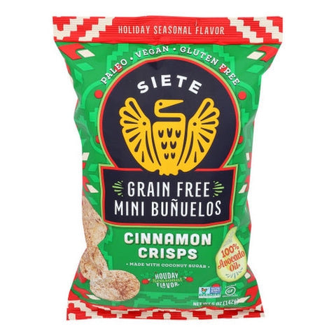 Siete, Bunuelos Cinn Crisps, 5 Oz(Case Of 12) Siete