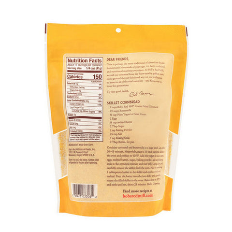 Bobs Red Mill, Coarse Grind Cornmeal, 24 Oz(Case Of 4)