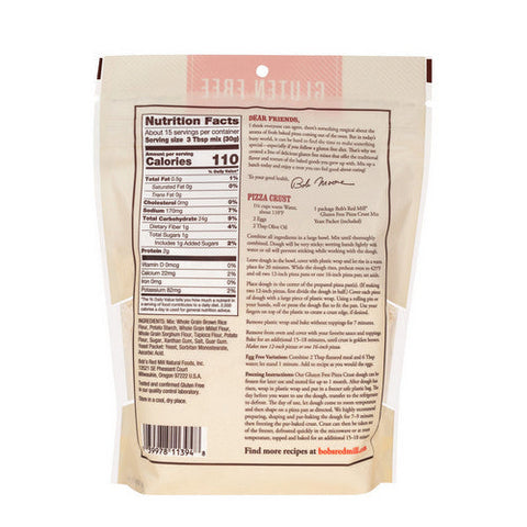 Bobs Red Mill, Pizza Crust Mix, 16 Oz(Case Of 4)